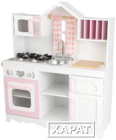 Фото Игровая кухня для девочки из дерева "Модерн" (Modern Country Kitchen) (53222_KE)