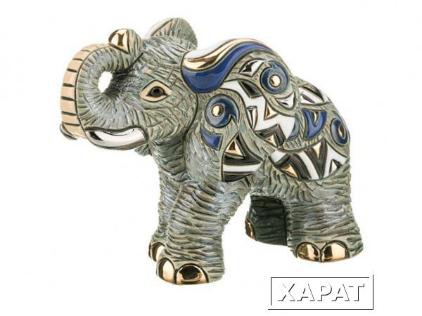 Фото Статуэтка декоративная "африканский слон" высота=14,5см, длина=19см Ancers Sa (347-111)