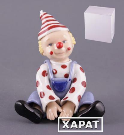 Фото Статуэтка "клоун"высота=12 см. Porcelain Manufacturing (461-018)