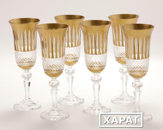 Фото Набор бокалов для шампанского из 6 шт.150 мл. Kolglass Ryszard (673-025)