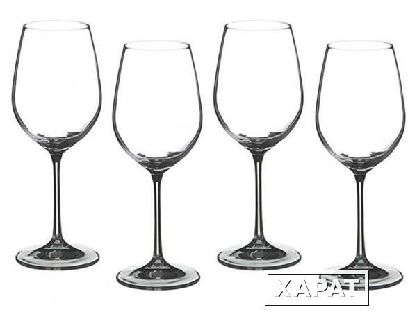 Фото Набор бокалов для вина из 4 шт. "бар" 350 мл..высота=23 см. Crystalex Cz (674-273)