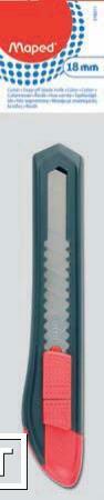 Фото Нож канцелярский START, пластиковая ручка, 18 мм, MAPED