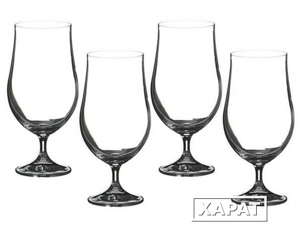 Фото Набор бокалов для коктейлей из 4 шт. "бар" 380 мл. высота=17 см. Crystalex Cz (674-277)
