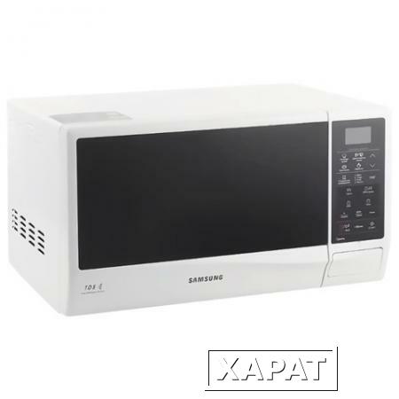 Фото Микроволновая печь SAMSUNG SOFT-2 GE83KRW-2/BW, объем 23 л, мощность 800 Вт, сенсорное управление, гриль, белая