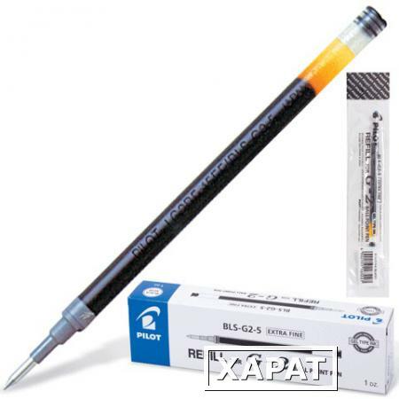 Фото Стержень гелевый PILOT, 110 мм, евронаконечник, 0,3 мм, к автоматической ручке, BLS-G2-5, черный