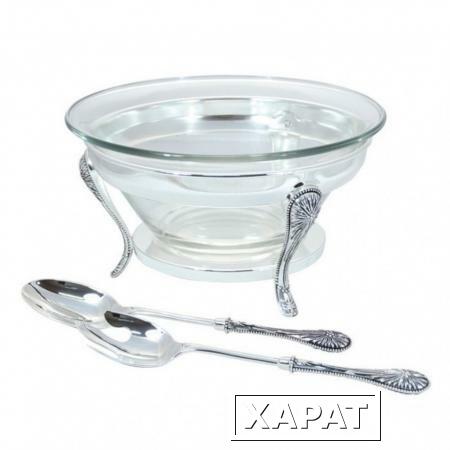 Фото Салатник с ложками, 30х30х16 см, британи Regent Silverware A72892L