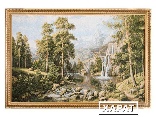 Фото Гобеленовая картина "лесной водопад" 115х80см. (404-1301-31)