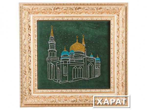 Фото Картина со стразы московская соборная мечеть , 50x52см (562-209-51)