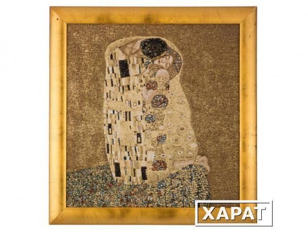 Фото Гобеленовая картина "г.климт.поцелуй" 54х52см. (404-005-09)