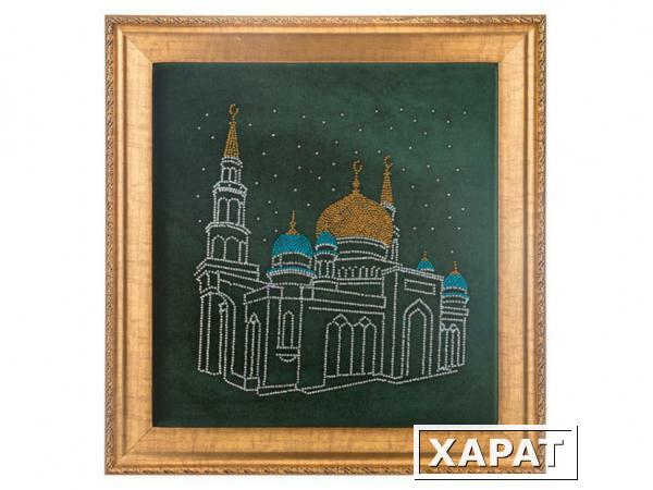 Фото Картина со стразы московская соборная мечеть , 42x44см (562-209-61)