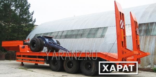 Фото Трал и прицеп и полуприцеп высокорамный 39 тонн 8 метров с подкатной тележкой