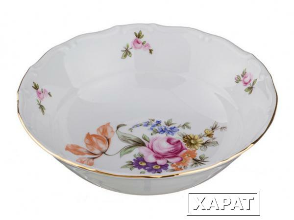 Фото Салатник "майсеновский букет" диаметр=16 см.без упак. Bohemia Porcelan (655-155)