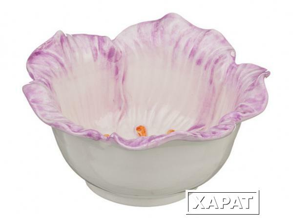 Фото Салатник "цветок" диаметр=12 см. фиолетовый Annaluma Snc (628-524)