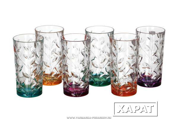 Фото Набор стаканов из 6 шт. лаурус 360 мл.высота 14,5 см.
