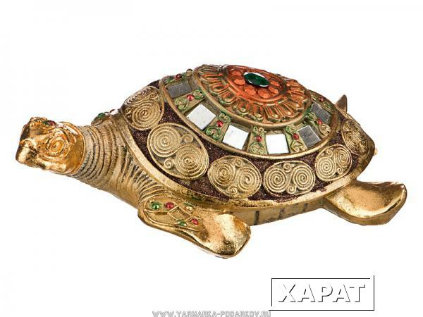 Фото Фигурка черепаха длина 24 см