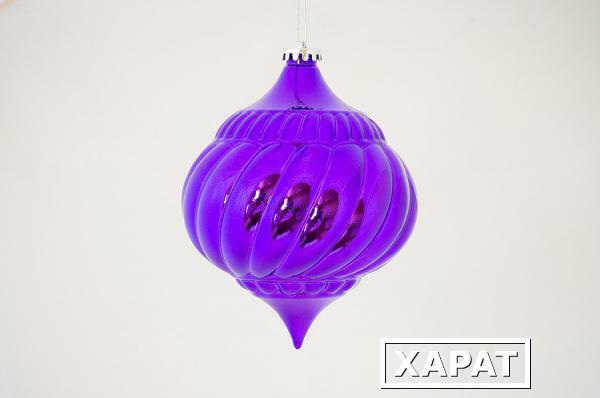 Фото Новогодняя игрушка Подвес, диаметр 180 мм (фиолетовый)