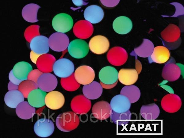 Фото Влагозащищённая гирлянда с насадками - "Шарики" 200 светодиодов RGB
