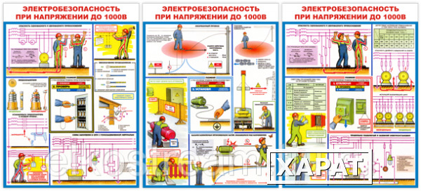 Фото Учебные плакаты по охране труда и промышленной безопасности