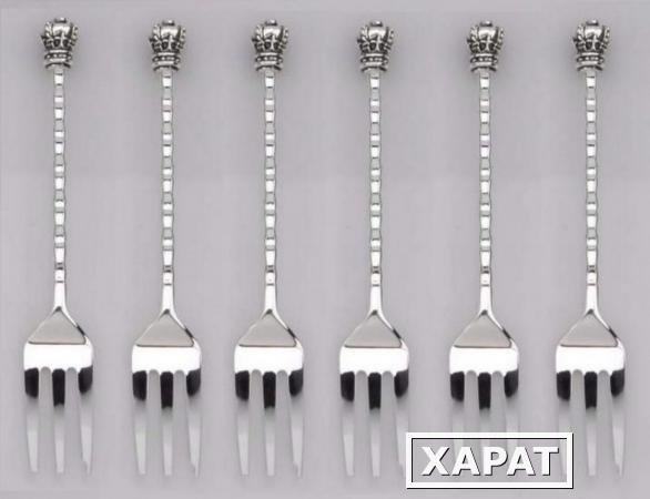 Фото Вилка десертная, 6 шт, корона Regent Silverware C1218W