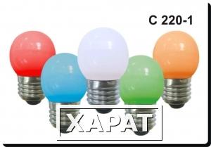 Фото Светодиодные цветные лампы RUSLED С220-1.