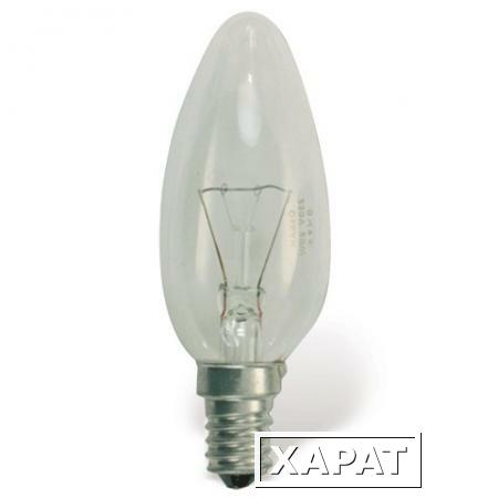Фото Лампа накаливания OSRAM Classic B CL E14, 60 Вт, свечеобр., прозрачн, колба d=35 мм, цоколь d=14 мм