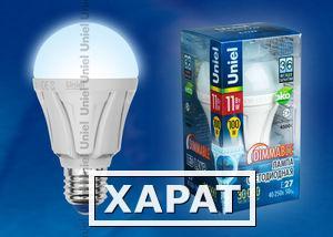 Фото LED-A60-11W/NW/E27/FR/DIM ALP01WH Лампа светодиодная диммируемая. Форма A, матовая колба