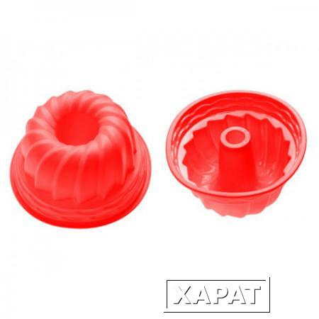 Фото Форма для выпечки, силиконовая, кекс, 24 х 10.5 см, красная, PERFECTO LINEA (20-002815)