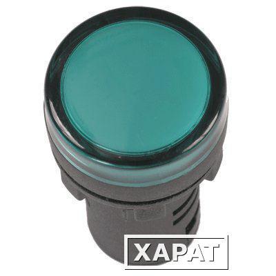 Фото Лампа AD22DS (LED) матрица, d22мм, синий, 12В AC/DC | арт. BLS10-ADDS-012-K07 | IEK