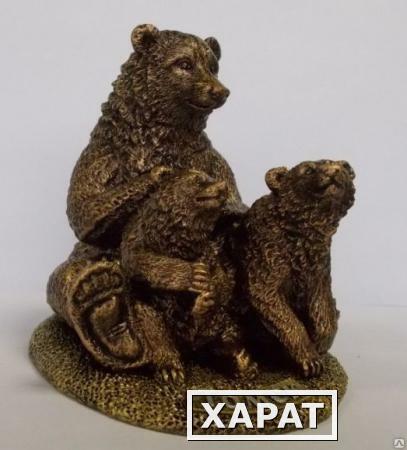 Фото Сувенир "Медведица с медвежатами"