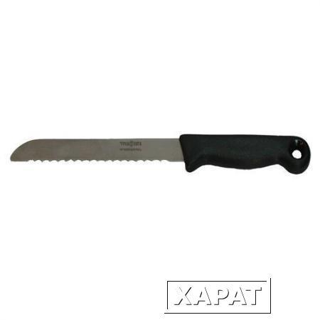 Фото Нож для хлеба 175/310 мм "Квартет" с пласт. ручкой, пилка-волны арт.С-267 (РАСПРОДАЖА)