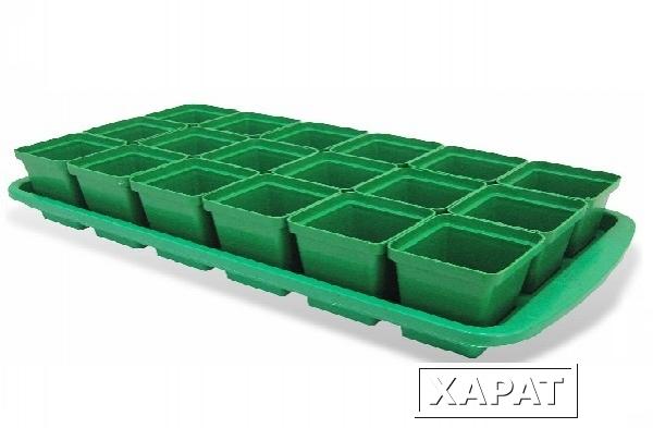 Фото Набор пластиковый для рассады " Урожай-МИНИ 24" 24 стаканчиков для томатов
