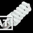 Фото Энергосберегающая лампа Лампа СПУТНИК Spiral 25Вт (Е27) 6400К 01-0912