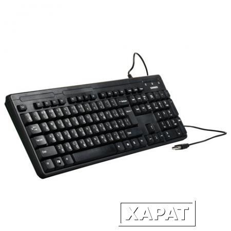 Фото Клавиатура проводная SONNEN KB-310, USB, черная