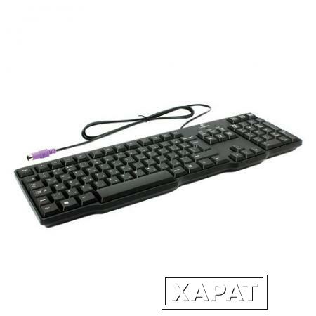 Фото Клавиатура проводная LOGITECH K100 Classic, PS/2, 104 клавиши, черная