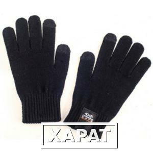 Фото Сенсорные перчатки для смартфонов р. m черные dress cote touchers 1-8-006