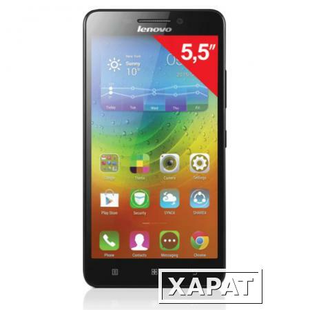 Фото Смартфон LENOVO A7000, 5", 2 SIM, 3G, 5/8 Мп, 8 Гб, microSD, черный, пластик