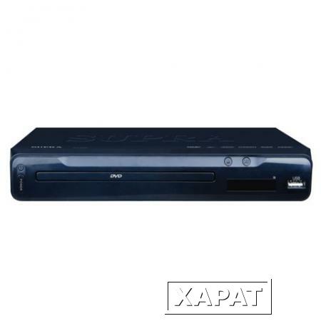 Фото Плеер DVD SUPRA DVS-105UX DVD, MP3, MPEG4(DivX), USB(A), S-Video, пульт ДУ, черный