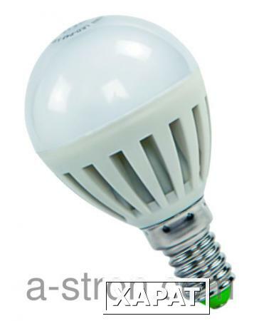 Фото Светодиодные лампы LED-ШАР-standard 3.5Вт 160-260В Е14 3000К 300Лм