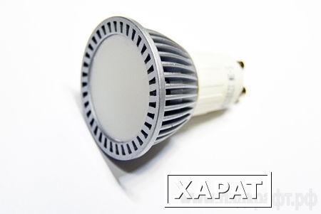 Фото Светодиодная лампа MR16 GU10 5 ватт теплый белый Ledcraft