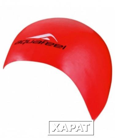 Фото Шапочка для плавания (силиконовая) AquaFeel Silicon CAP 3046-40 (красный) (97387)