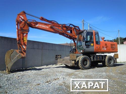 Фото Аренда колесного экскаватора hitachi zx 210w