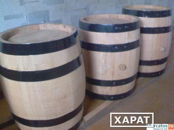 Фото Бочка дубовая для изготовления коньяка, виски, бренди 50 л