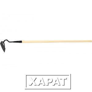 Фото Широкая мотыга с деревянной рукояткой сибртех 700 мм 62317