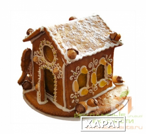 Фото Сладкие бизнес-подарки - пряничные домики с логотипом