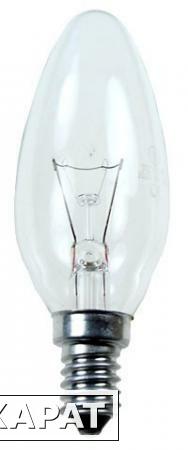 Фото Лампы накаливания PRORAB Лампа Philips B35 60Вт Е27 CL свеча прозрачная