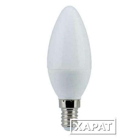 Фото Лампа светодиодная LED 5вт E14 тепло-белый матовая свеча; LL-C37-5-230-30-E14-FR