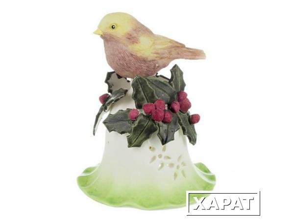 Фото Колокольчик декоративный "птица" 8,5*8,5*12 см. Polite Crafts&amp;gifts (156-286)