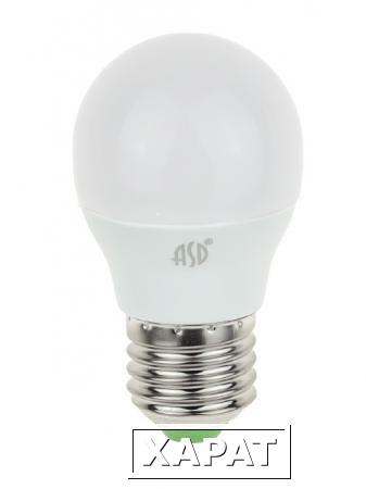 Фото Лампа светодиодная LED-ШАР-mini 5.0Вт 220В Е27 4000К 400Лм ASD