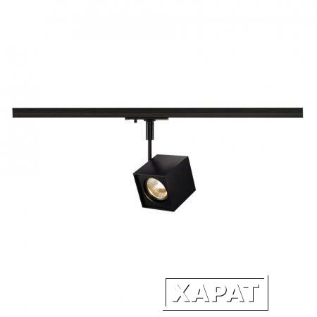 Фото 1PHASE-TRACK, ALTRA DICE трековый светильник для лампы GU10 50Вт макс, черный | 143350 SLV