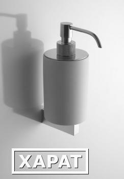 Фото Antonio Lupi PLAY14 Дозатор жидкого мыла (белый/полированная нерж.сталь) | интернет-магазин сантехники Santehmag.ru